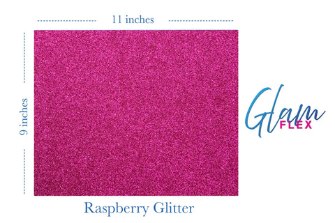 Glam Flex-Raspberry Glitter